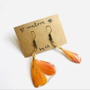 Zinnia Petal Mismatched Earrings